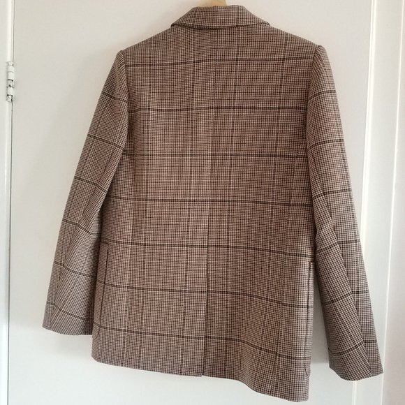 Aritzia Wilfred Mariposa Blazer Plaid XXS - Picture 4 of 11